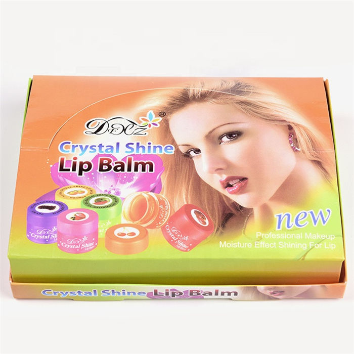 New style fashion color lipstick natural lip balm shining crystal 